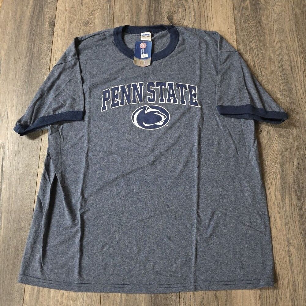 Penn State Nittany Lions Gildan T-shirt Mens XL Blue Short Sleeve NEW